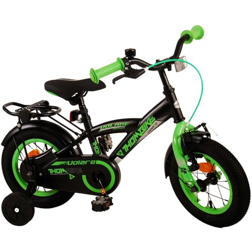 Volare dječji bicikl Thombike 12" crno-zeleni slika 2