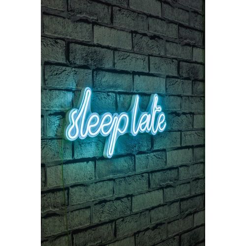 Wallity Ukrasna plastična LED rasvjeta, Sleep Late - Blue slika 10