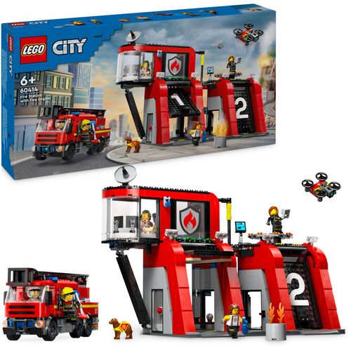 LEGO® CITY 60414 Vatrogasna postaja i vatrogasni kamion slika 3