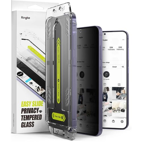 Ringke - Easy Slide kaljeno staklo (2 kom) za Samsung Galaxy S24 Plus - Privacy slika 1