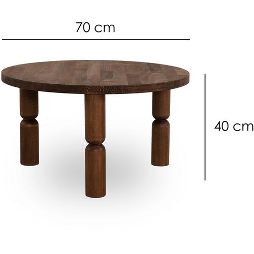 Ida 70 - Walnut Walnut Coffee Table slika 7