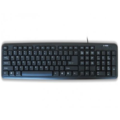 Tastatura USB ETECH E-5050 US Black slika 1
