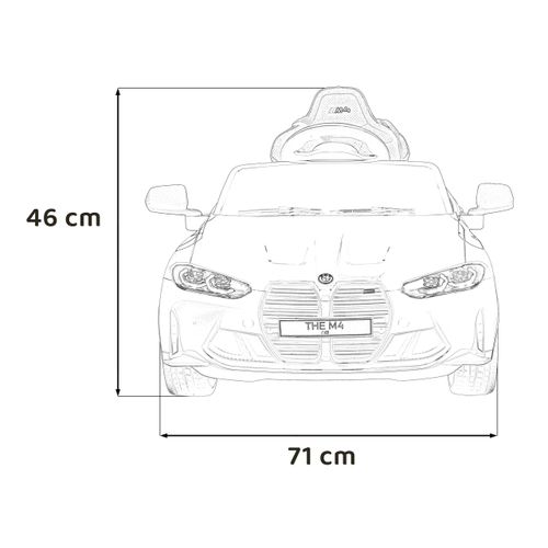 Licencirani auto na akumulator BMW M4 - plavi slika 2