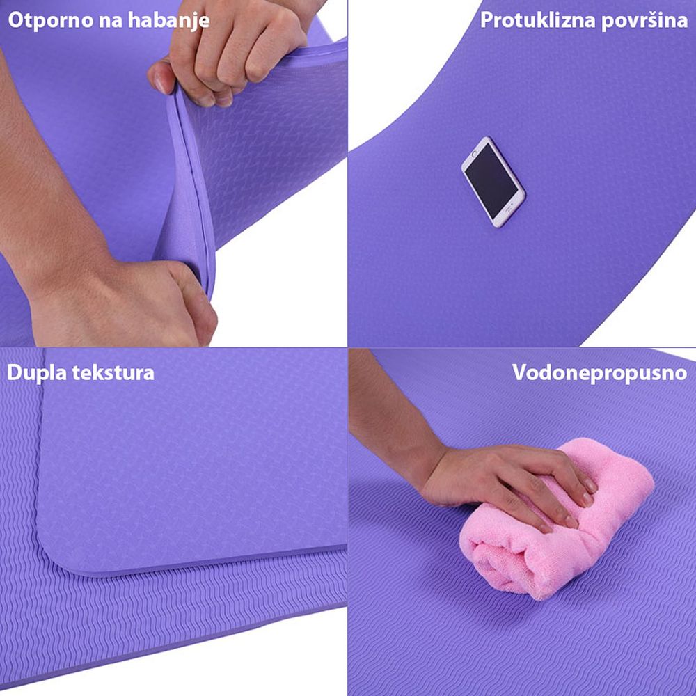 Podloga za vježbanje TPE 183 x 61 x 0.6 cm, Sorto slika 3