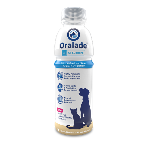 Oralade GI support, tekućina za rehidraciju za pse i mačke, 500 ml slika 1