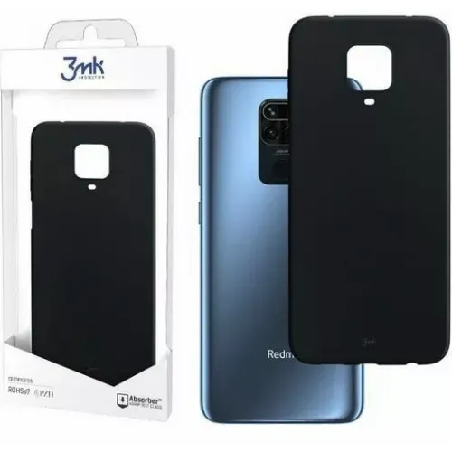 3MK MAT MASKA ZA XIAOMI REDMI NOTE 9S / 9 PRO / 9 PRO MAX CRNA slika 1