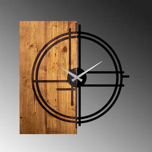 Wallity Wooden Clock 38 Light Walnut
Black Decorative Wooden Wall Clock slika 5