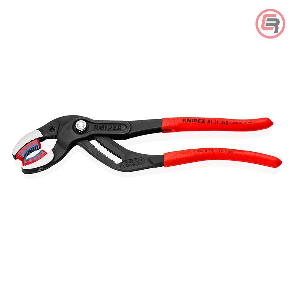 Knipex Kliješta Za Cijevi i Sifone Sa Plastičnim Uloškom 250 mm - 81 11 250 slika 1