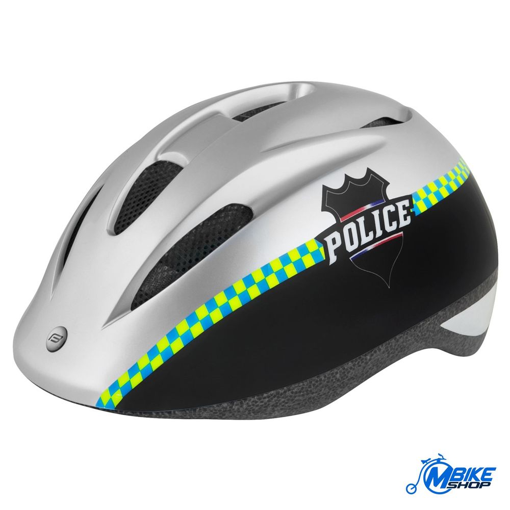 Force Dječija kaciga Fun Police Black/Silver slika 1