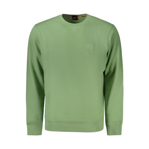 HUGO BOSS SWEATSHIRT WITHOUT ZIP MEN GREEN slika 1