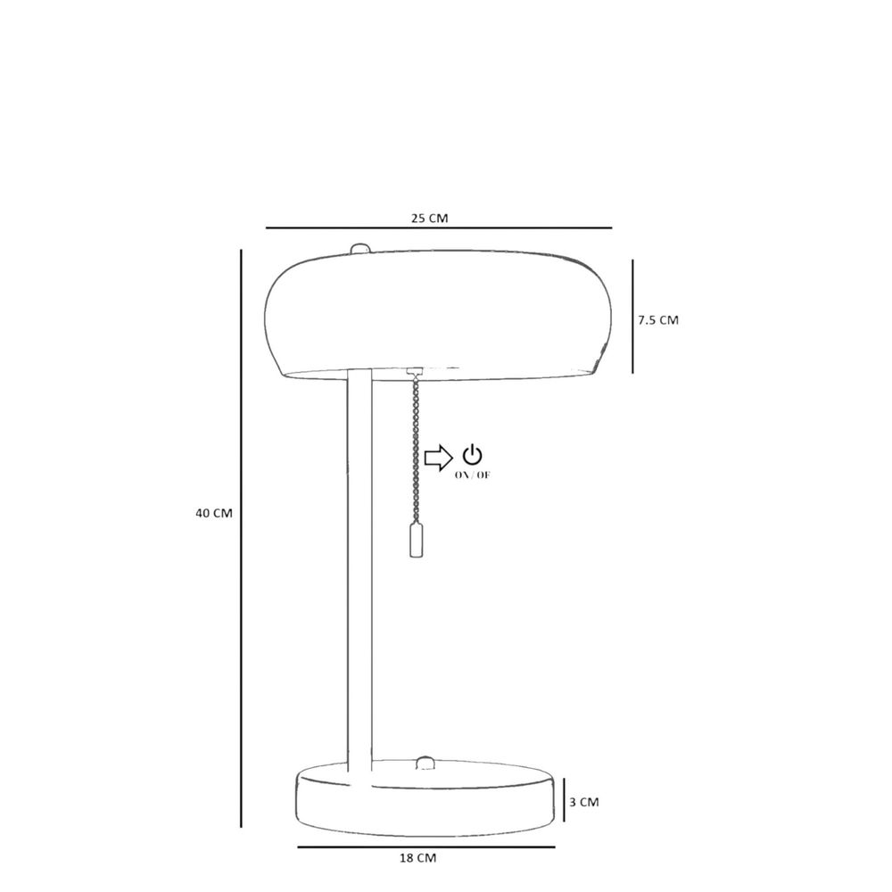 Bela i Crna Stočna Lampa 8896-5 slika 5