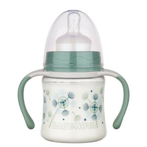 BABY NOVA Flašica za bebu sa ručkom 0m+ 150ml, Zelena