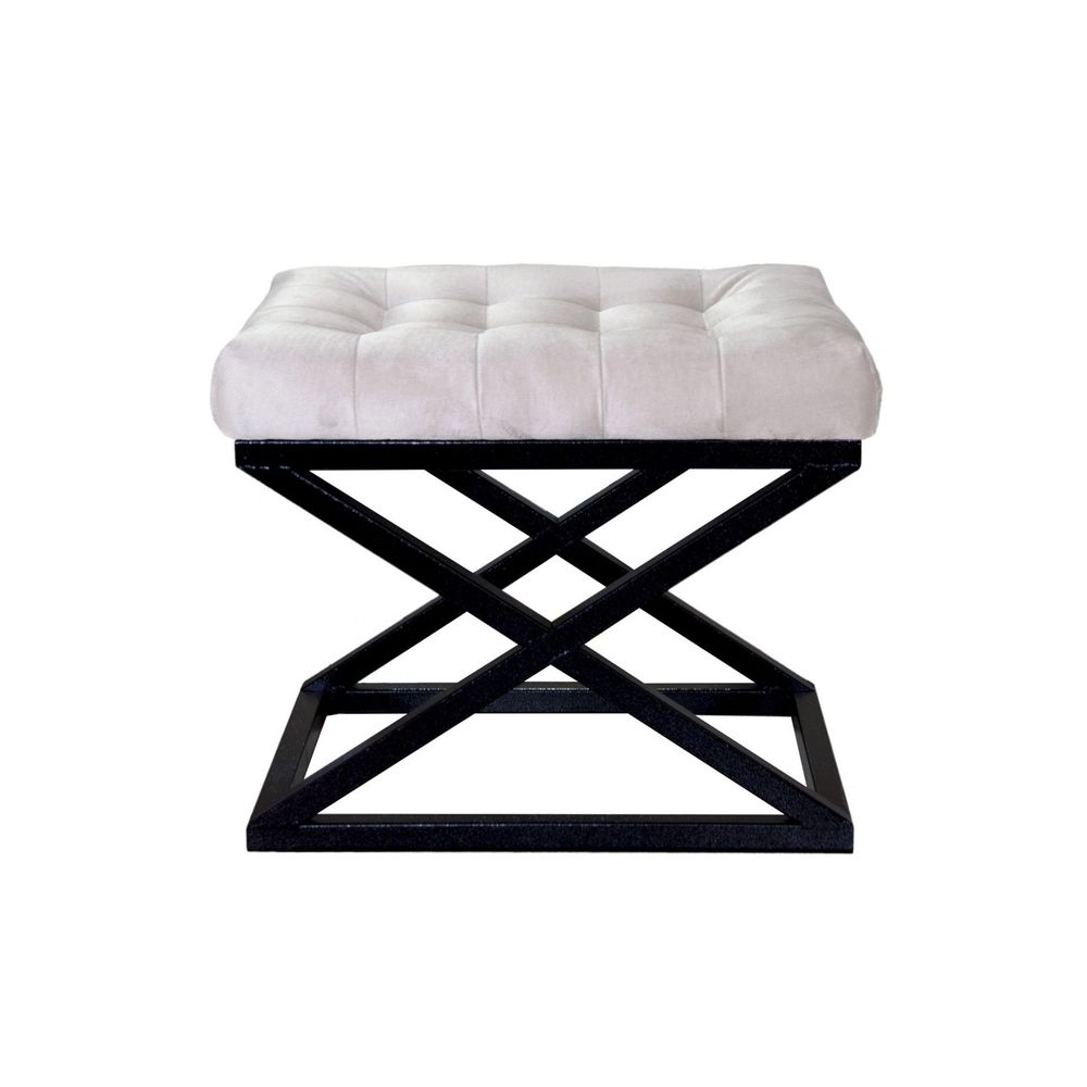Capraz - Pouffe u crno-bijeloj kombinaciji, model v3 slika 1