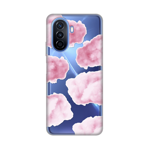 Torbica Silikonska Print Skin za Huawei Nova Y70/Y70 Plus Pink Clouds slika 1