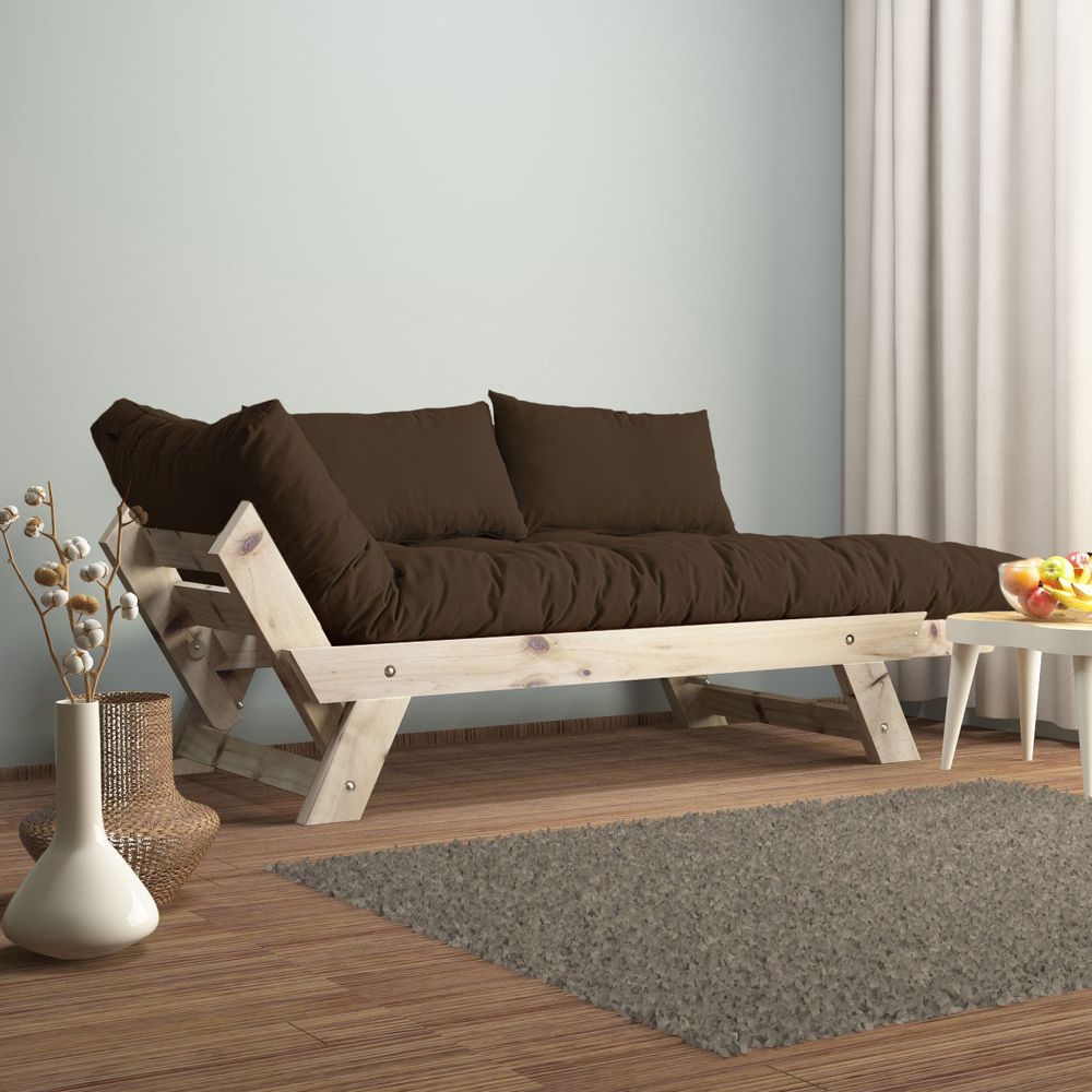 Dvosjed sofa CPT8123-210 - boje: Prirodna, Smeđa slika 2