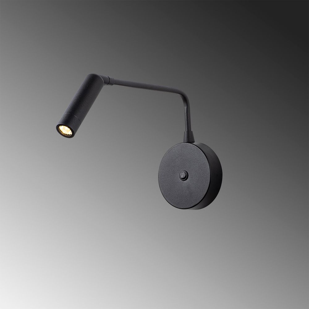 Uğur - 6042 Crna Zidna Lampa slika 7
