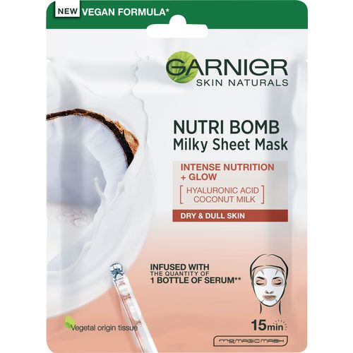 Garnier Skin Naturals Nutri Bomb tekstilna maskaza lice sa kokosovim mlekom 28g slika 4