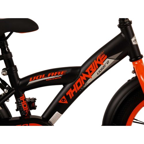 Volare dječji bicikl Thombike 14" crno-narančasti slika 7