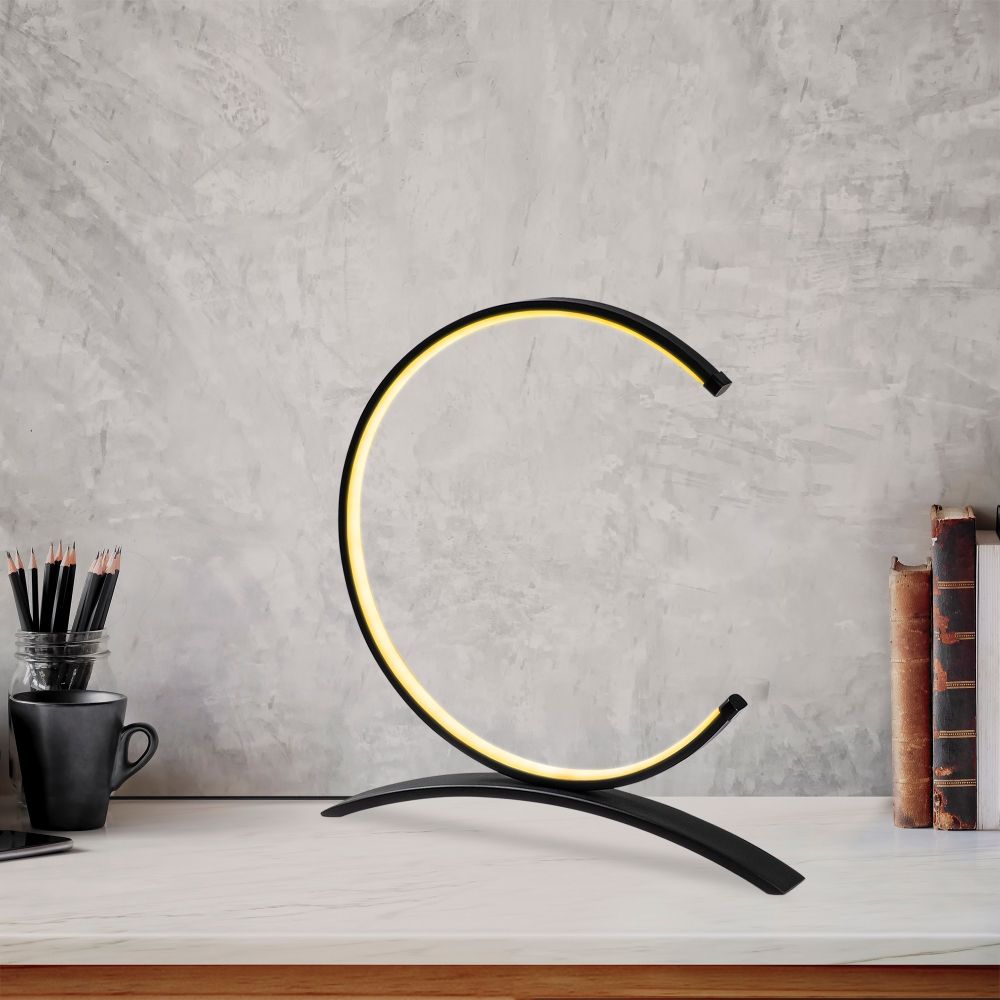 Lampa za sto Moon - 13330 Crna slika 5