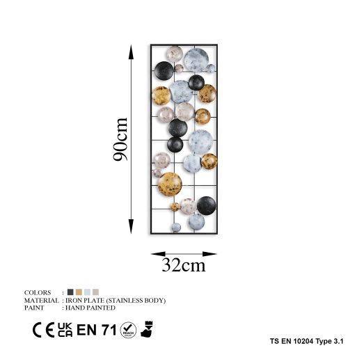 Wallity Metalna zidna dekoracija, Camber - 2 slika 7