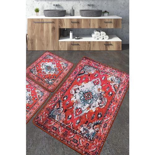 Authentic Blue Bathmat Set (3 Pieces) slika 1