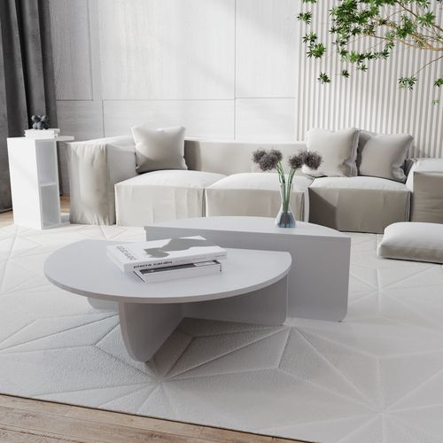 Podium - White White Coffee Table slika 2