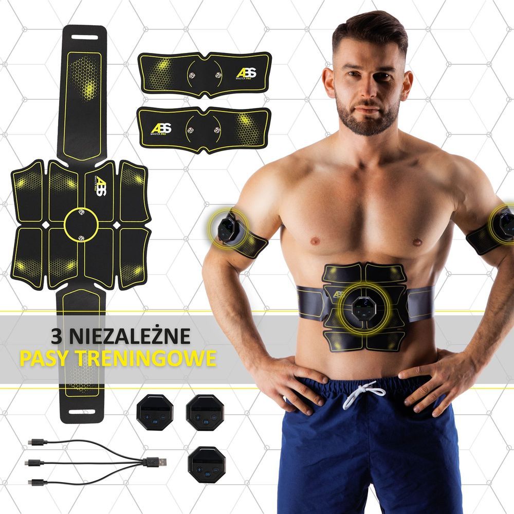 Abs master pro super elektrostimulator mišića hms slika 8