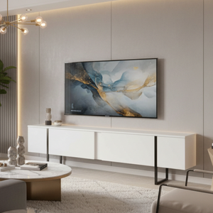 TV Kabinet Mauri Bijeli