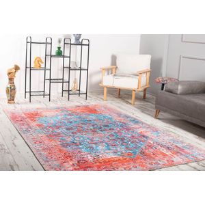 Višebojni Tepih Fusion Chenille - Crveni AL 228 (140 x 190 cm)