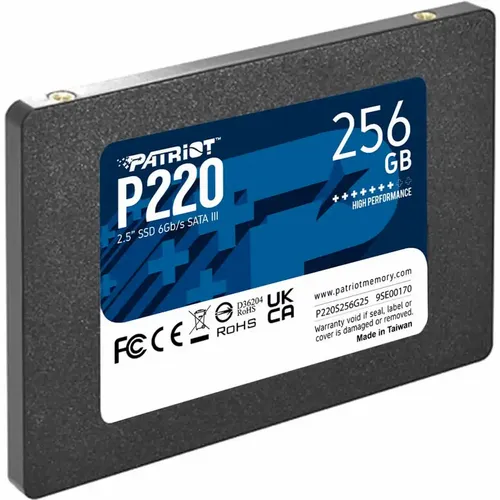SSD 2.5 SATA3 256GB Patriot P220 550MBs/490MBs P220S256G25 slika 1