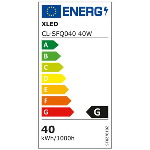 XLED E27 CL-SFQ040 40W LED Sijalica 6400K,115x206mm,185-265V,3050Lm,Hladno Bela  slika 3