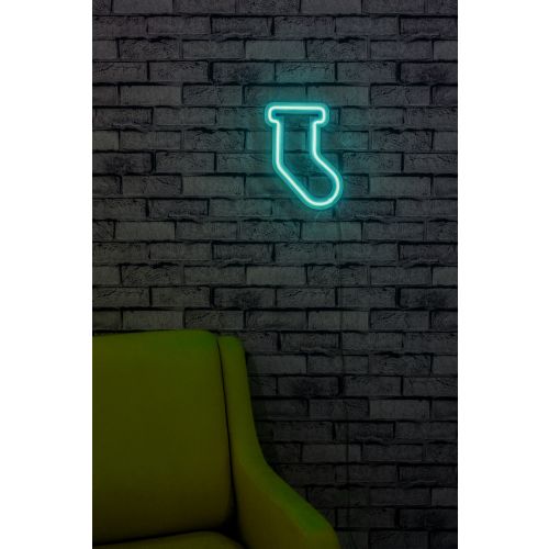 Wallity Ukrasna plastična LED rasvjeta, Socks - Blue slika 3