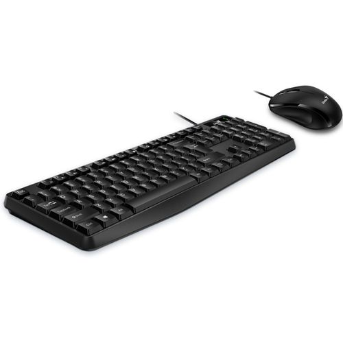 GENIUS KM-170 USB US crna tastatura+ USB crni miš slika 2
