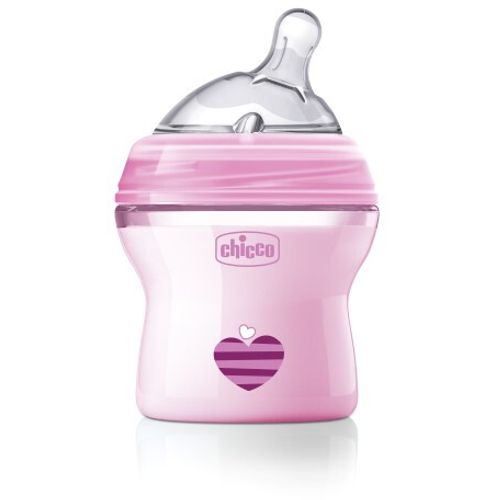 Chicco bočica natural feeling 150 ml pink slika 2