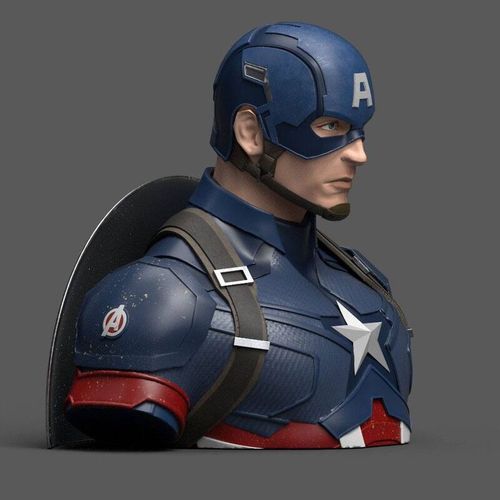 Marvel Avengers Endgame Kapetan Amerika Kasica Bista 20cm slika 2