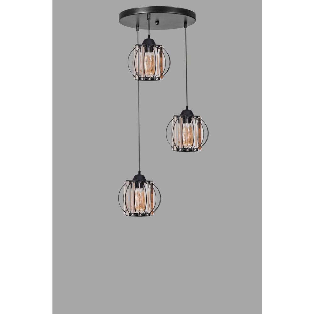 Opviq Luster 089, crni slika 2