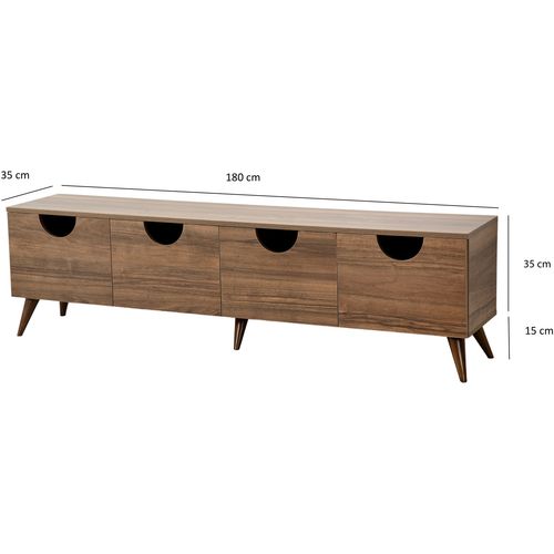 Four Seasons - Walnut Walnut TV Stand slika 6