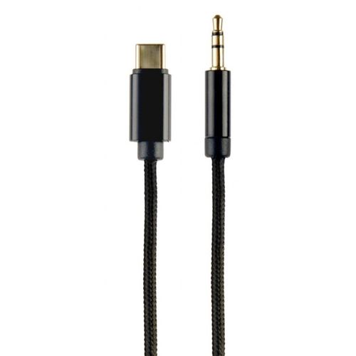 CCA-CM3.5M-1.5M Gembird USB-C to stereo 3.5 mm AUX kabl, 1.5m, black slika 2