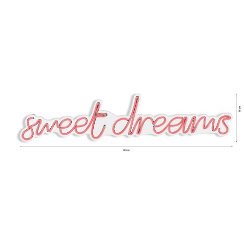 Wallity Sweet Dreams - Pink Dekorativno Plastično LED Osvetljenje slika 8