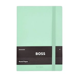 Hugo Boss notes A5 Classic Light HNH422TL, pastelno zeleni