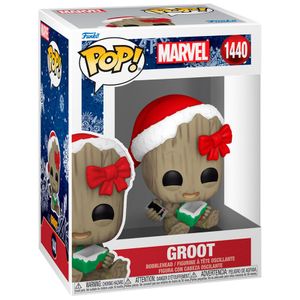 POP figure Marvel Groot with Present