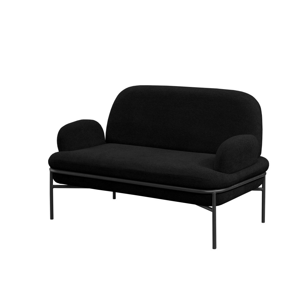 Dvosjed Sofa Aster - Crna slika 4