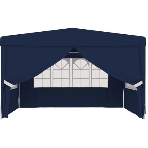 Profesionalni šator za zabave 4 x 4 m plavi 90 g/m² slika 20