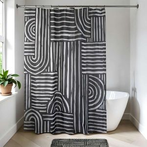 Tendance zavjesa za kadu 180x200cm poliester, ethnic vibes