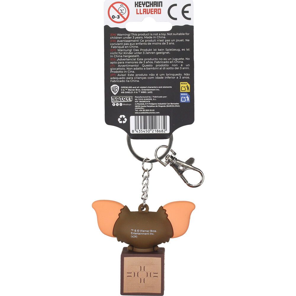 Gremlins Pokis Gizmo u kutiji privjesak za ključeve slika 2