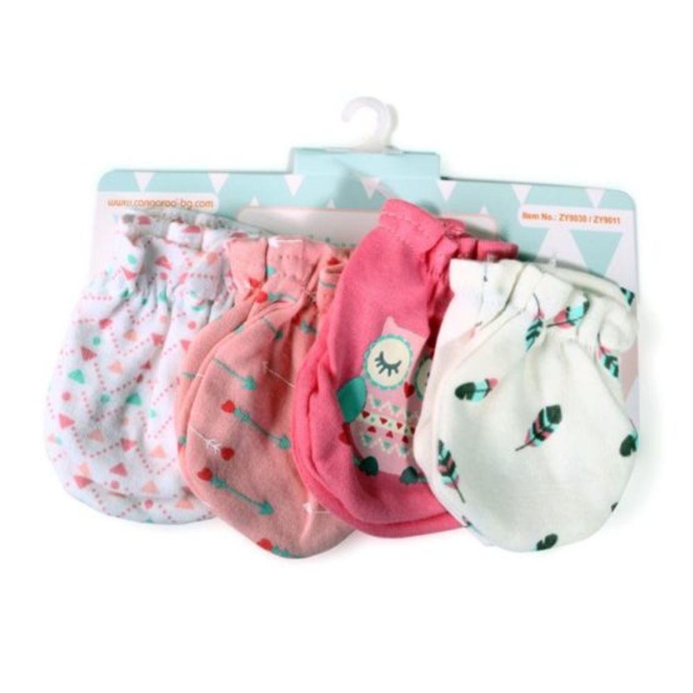 Cangaroo Rukavice za bebe Tibby 4 kom, Pink slika 1