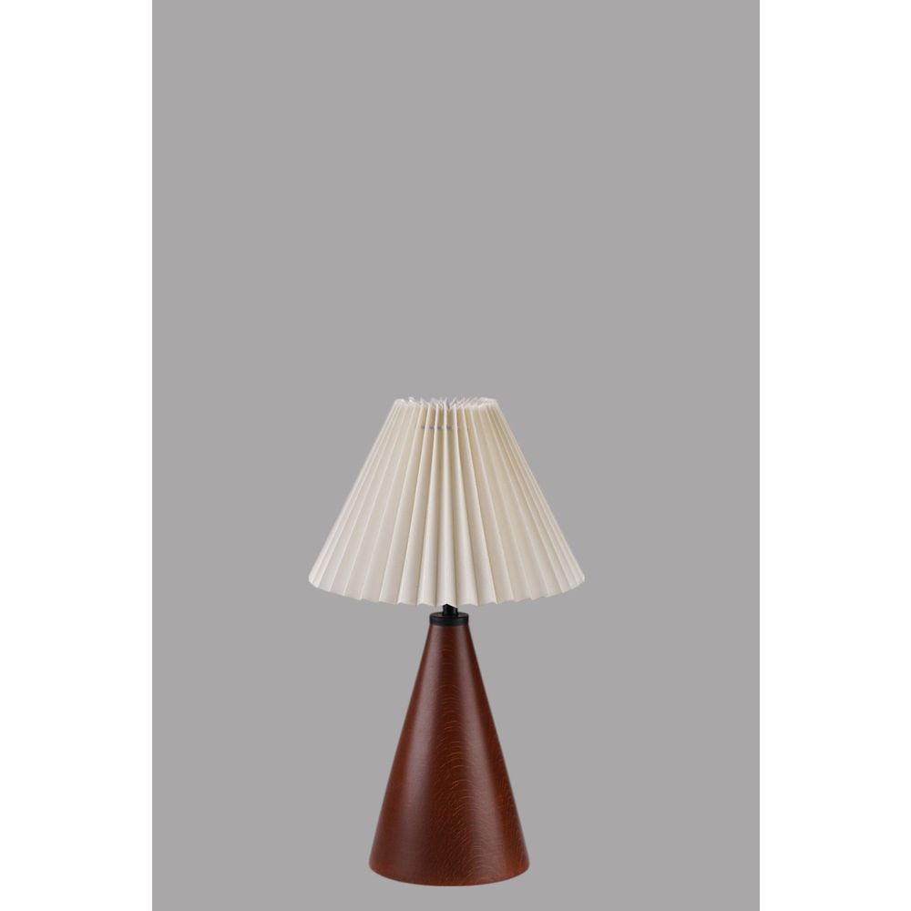 Opviq Stolna lampa 798, krem, orah slika 3