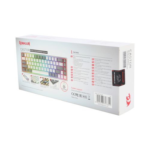 KEYBOARD - REDRAGON CASTOR K631WG-RGB WIRED RED SWITCH slika 9