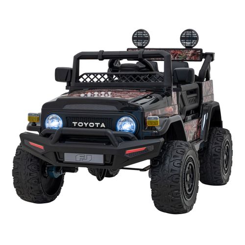 Licencirani auto na akumulator Toyota FJ Cruiser 4x4 - crni slika 4