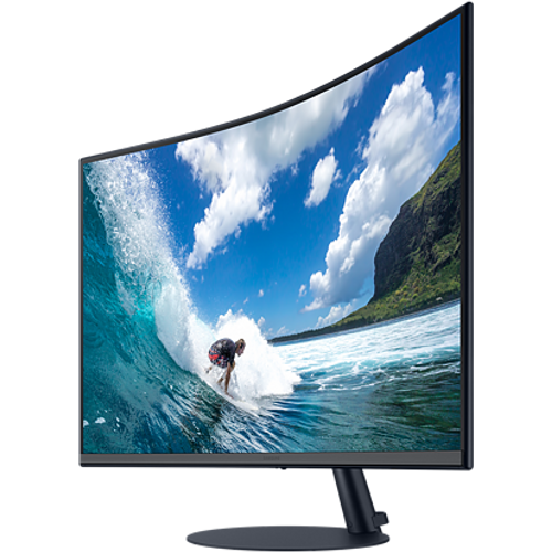 Samsung monitor 27 LC27T550FDRXENFHD VA zakrivljeni, VGA, HDMI FreeSync slika 7